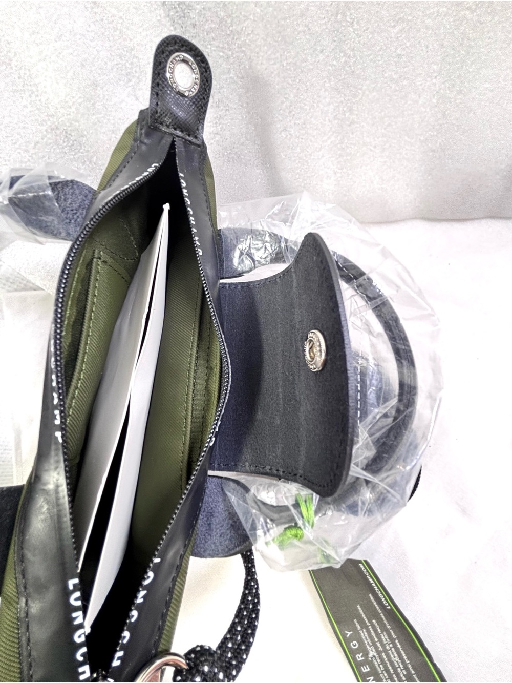 Longchamp Le Pliage Energy Xs Handbag. Green. - Picture 6 of 16